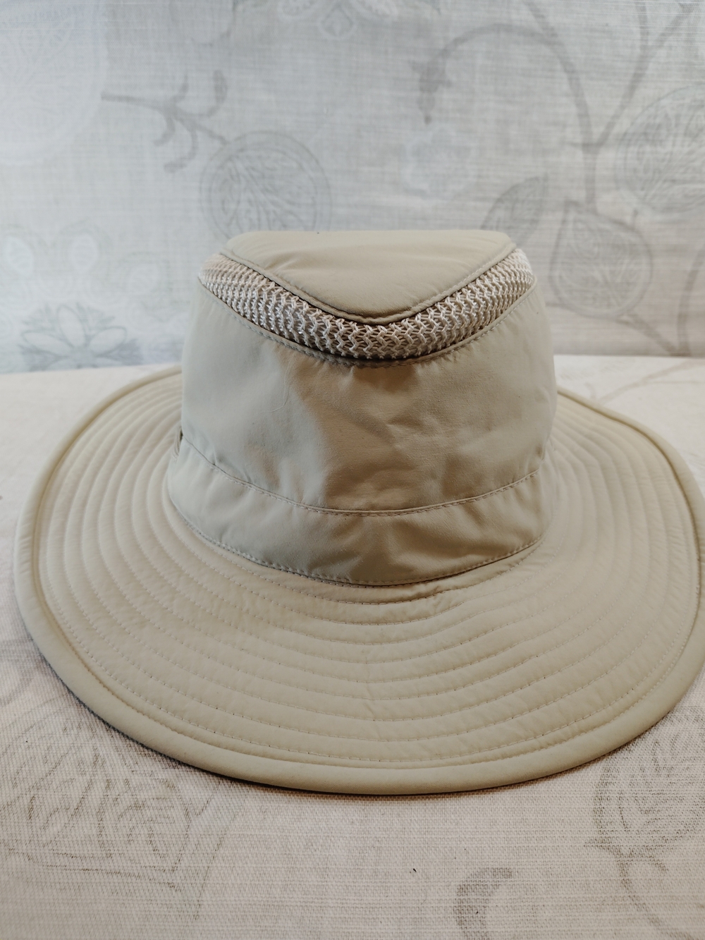 Tilley Light Beige Wide Brim Bucket  Hat